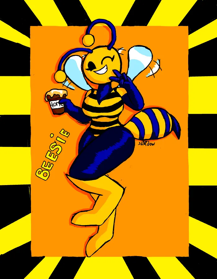 The mildly attractive bee: Beesie