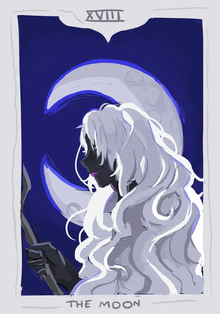 Vanitas/ Vampire of the blue moon sketch 
wanted to do something Tarot related <3