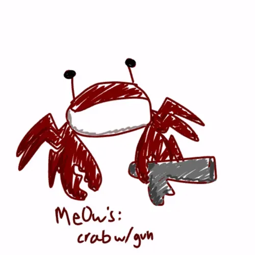 Me0w's crab w/ gun