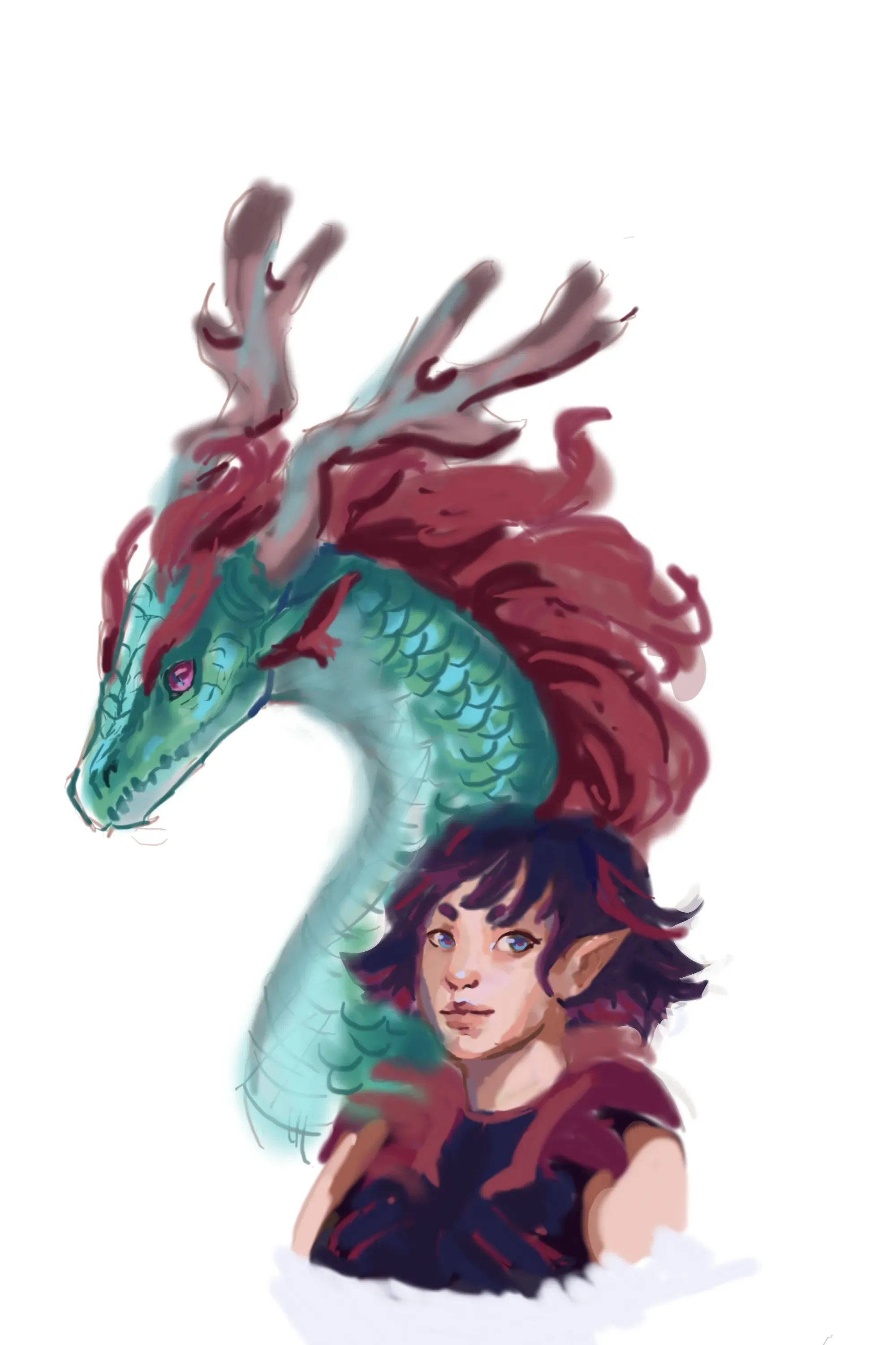 comfort drawing my favorite things there be lots of lady and or dragons 