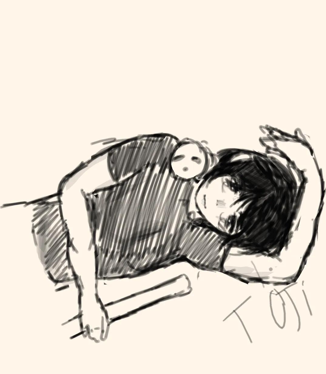 toji sleeping