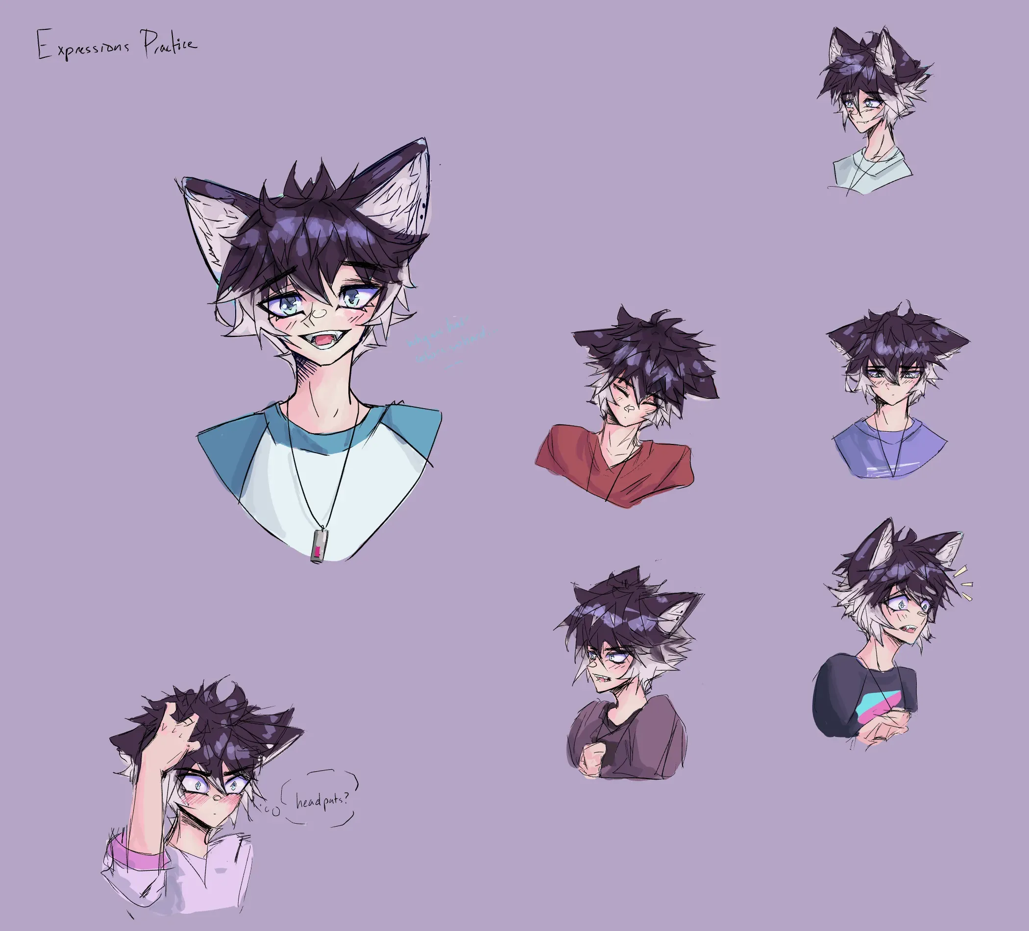 Expressions Practice + new character