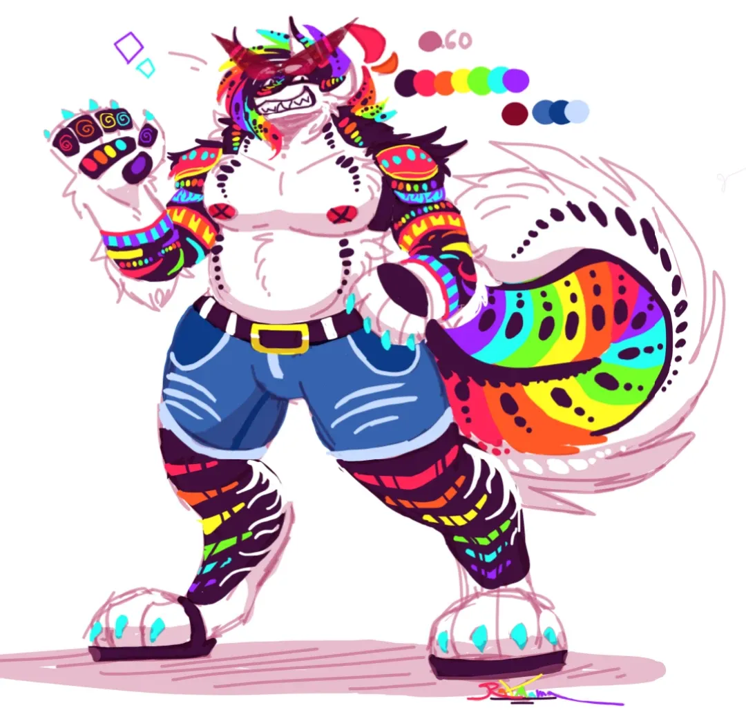 hehehhehe i love sparkle dogs but omg this took forever to color- super fun tho♥️ Also hes your new biological uncle whether you like it or not🚶
