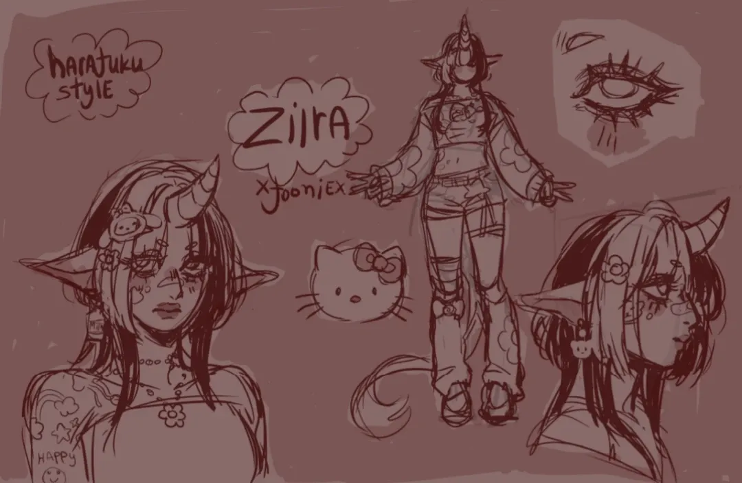 old doodles Zilra